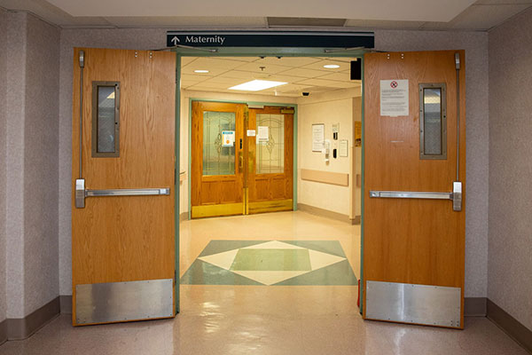 Entry to the Maternity Unit
