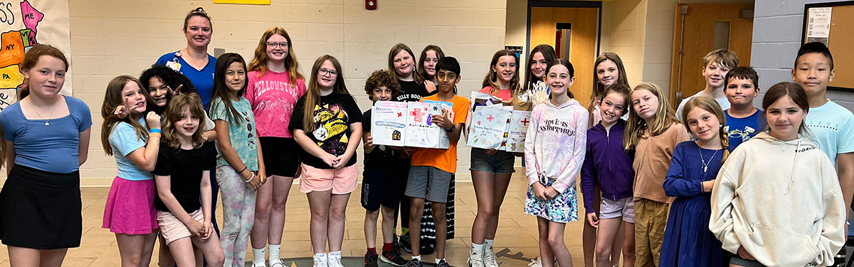 Students from West Vine Street School