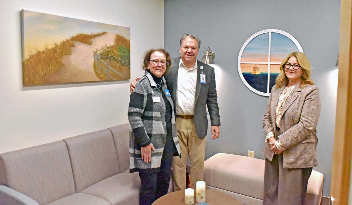 Kathy Greene, Rich Lisitano, and Sheri Giancarlo