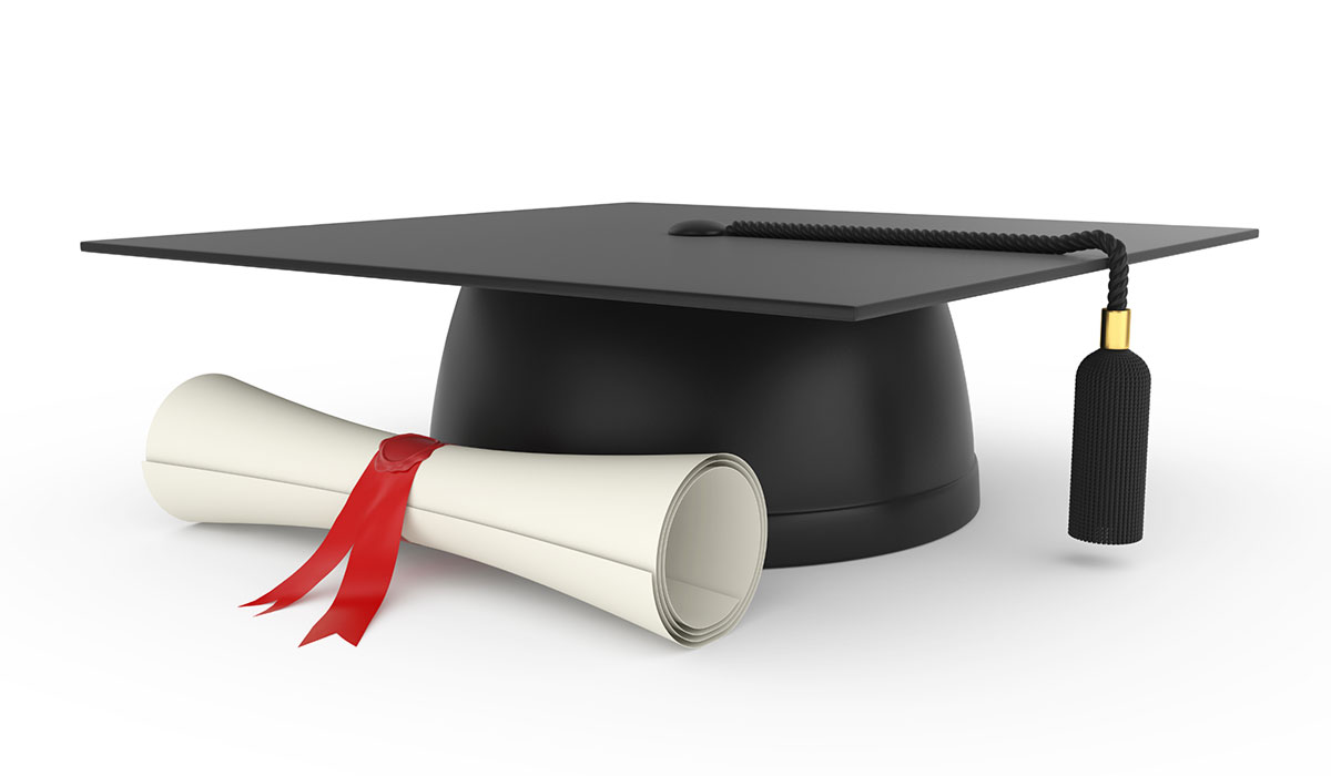 Graduation Cap and Diploma
